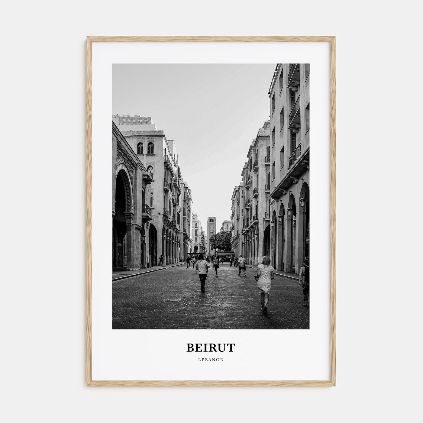 Beirut Portrait B&W No 3 Poster