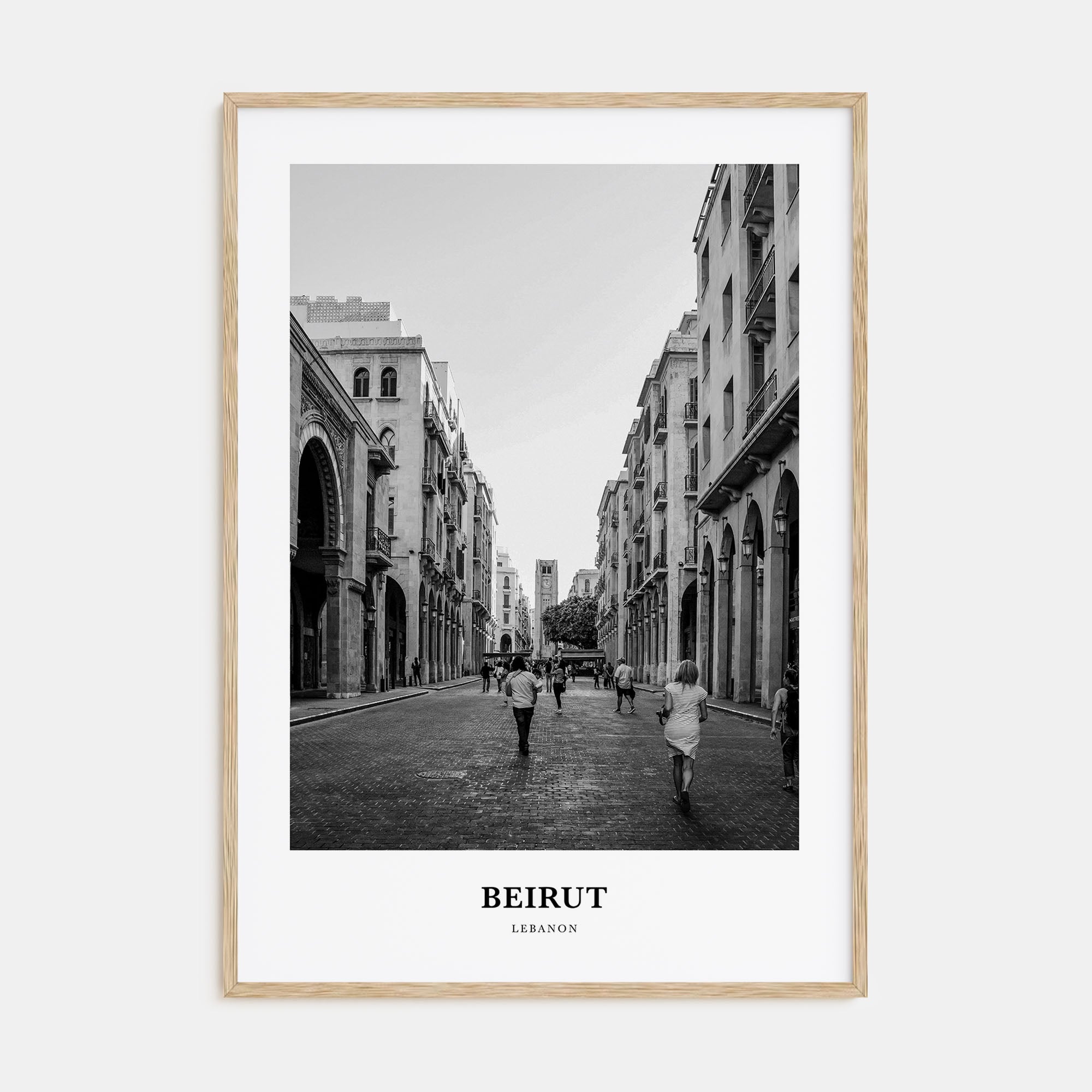 Beirut Portrait B&W No 3 Poster