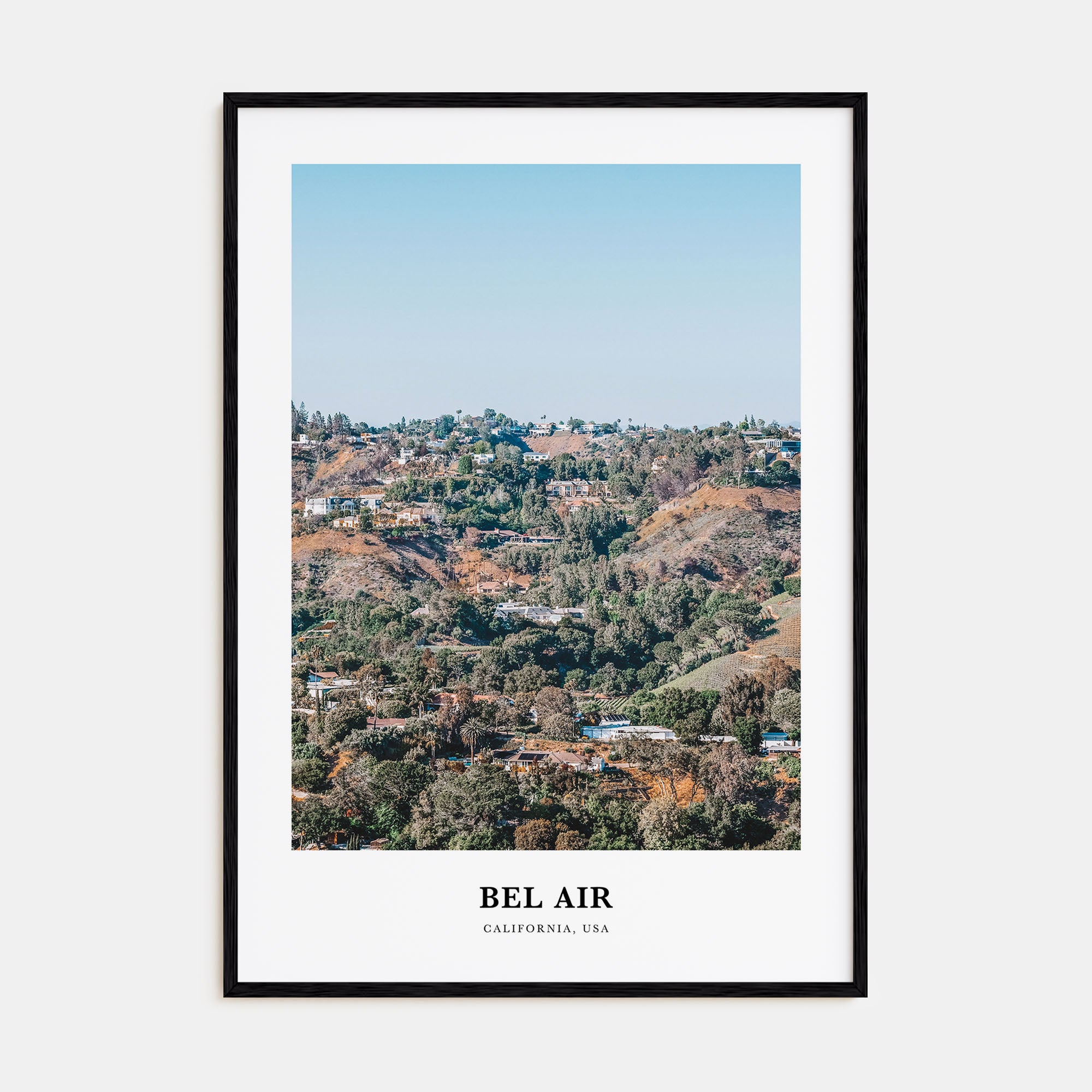Bel Air Portrait Color Poster