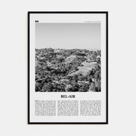 Bel Air Travel B&W Poster