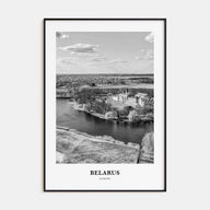 Belarus Portrait B&W Poster