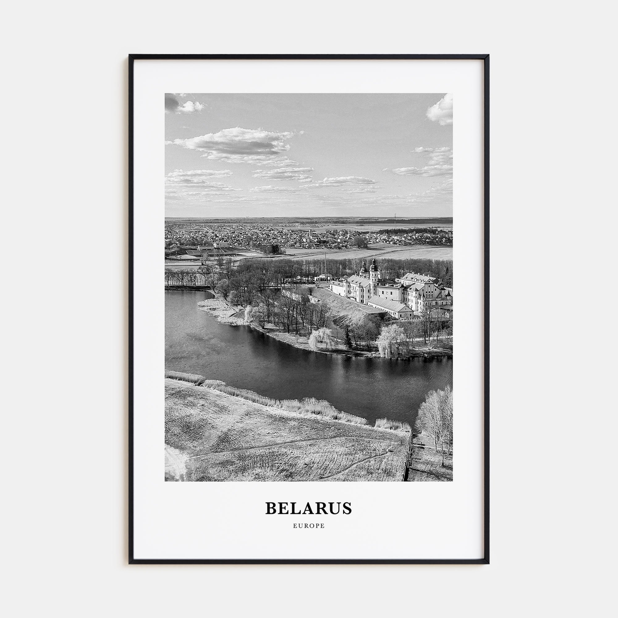Belarus Portrait B&W Poster