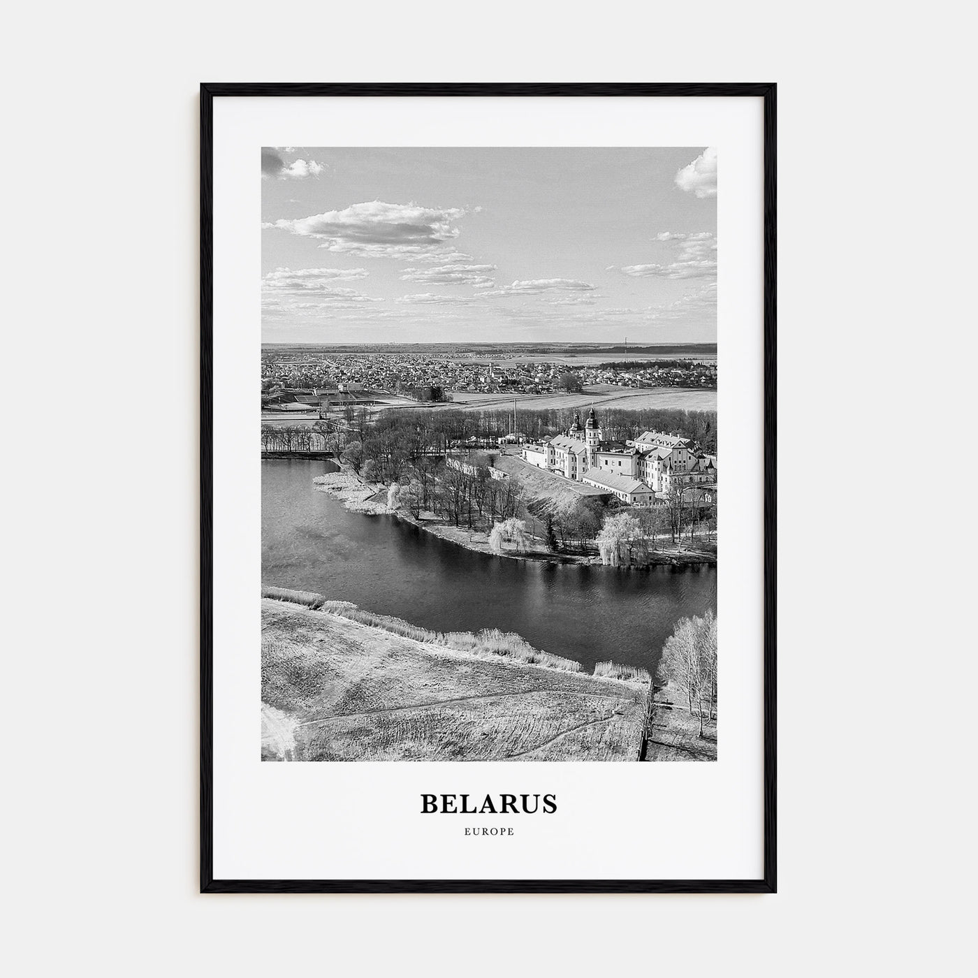 Belarus Portrait B&W Poster
