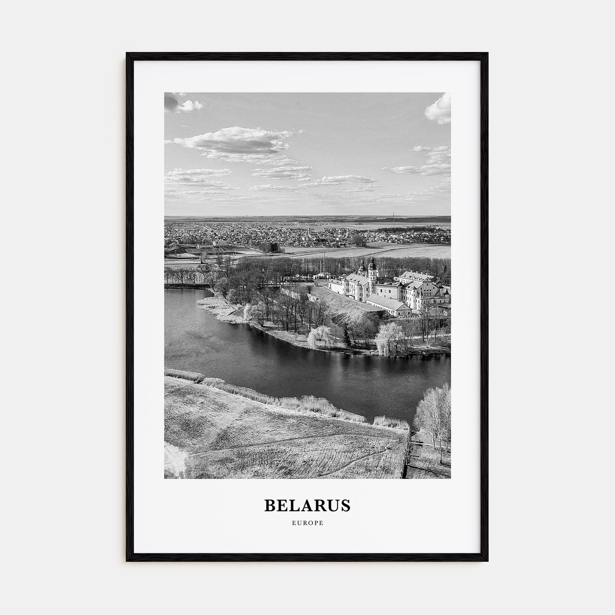Belarus Portrait B&W Poster