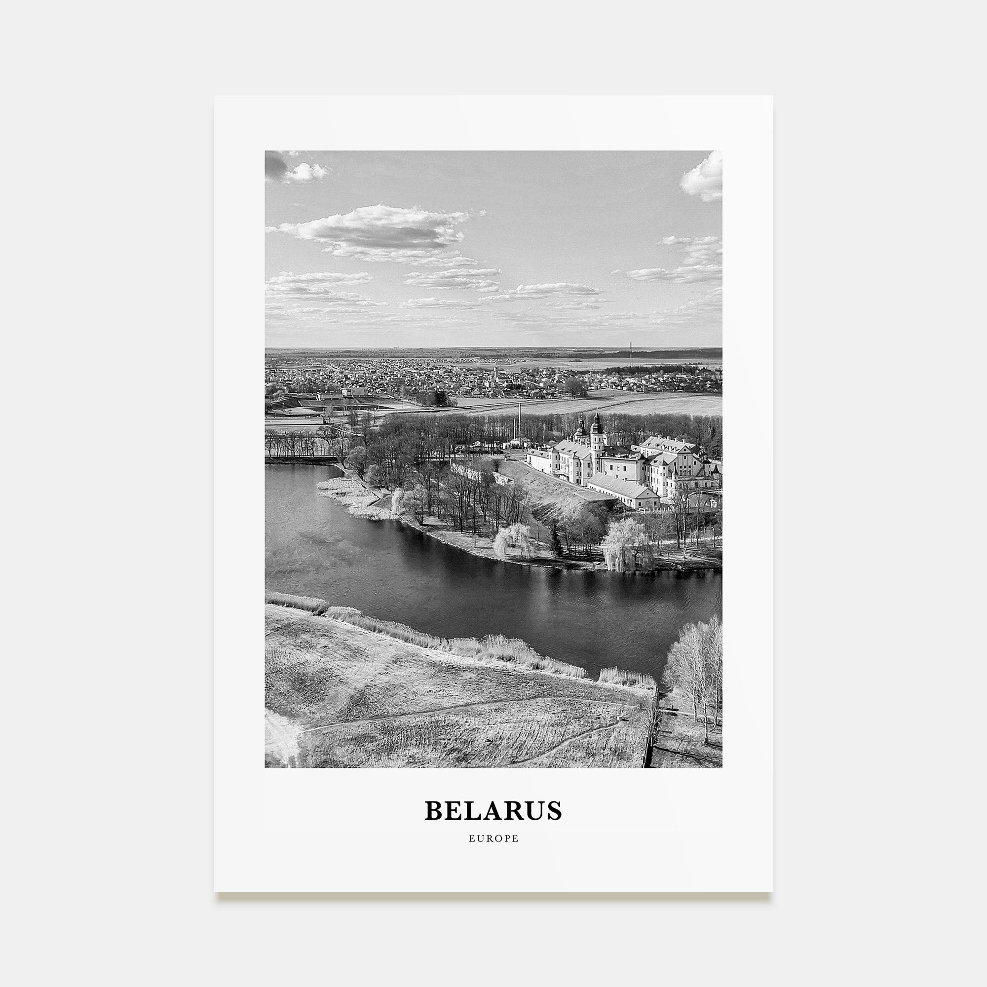 Belarus Portrait B&W Poster