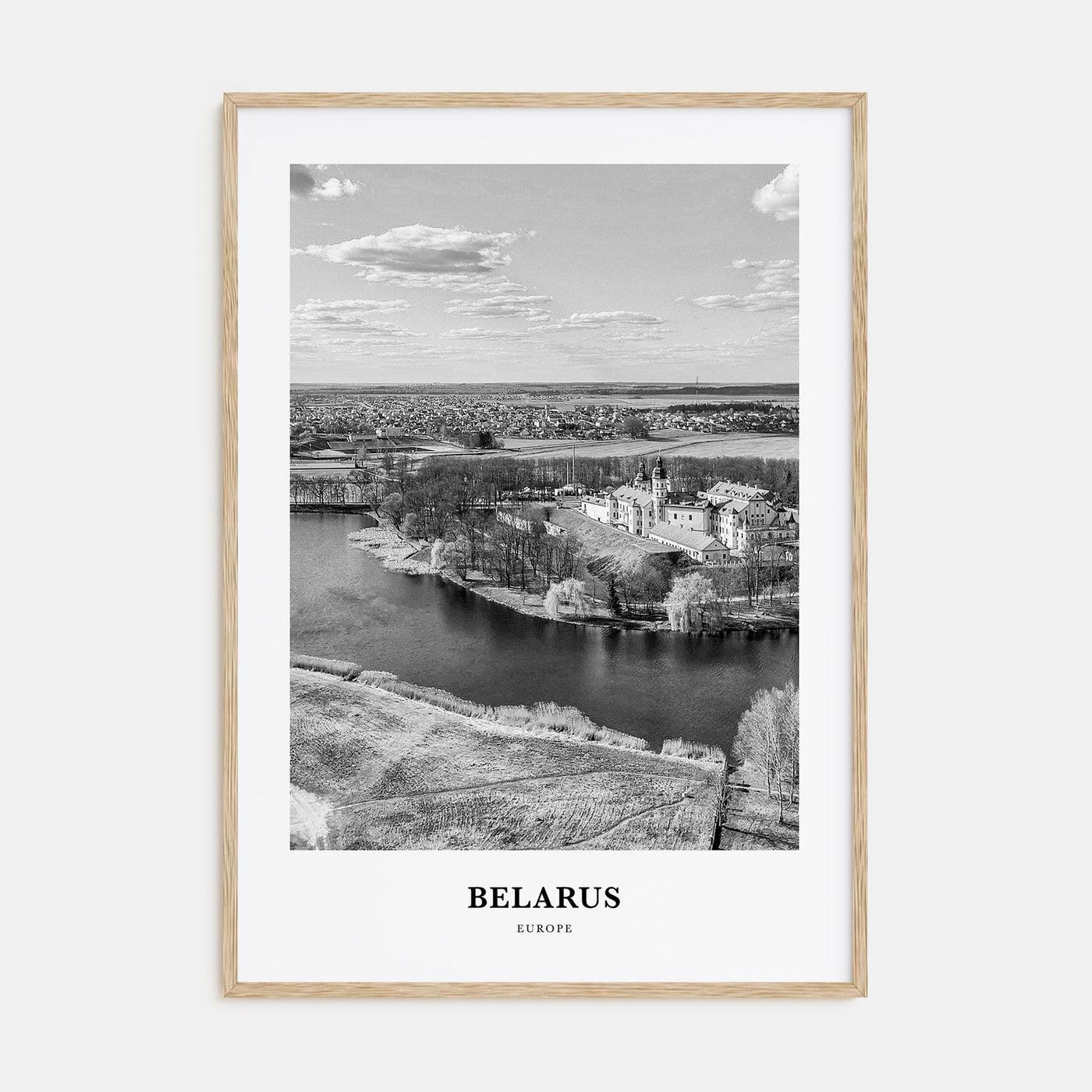 Belarus Portrait B&W Poster