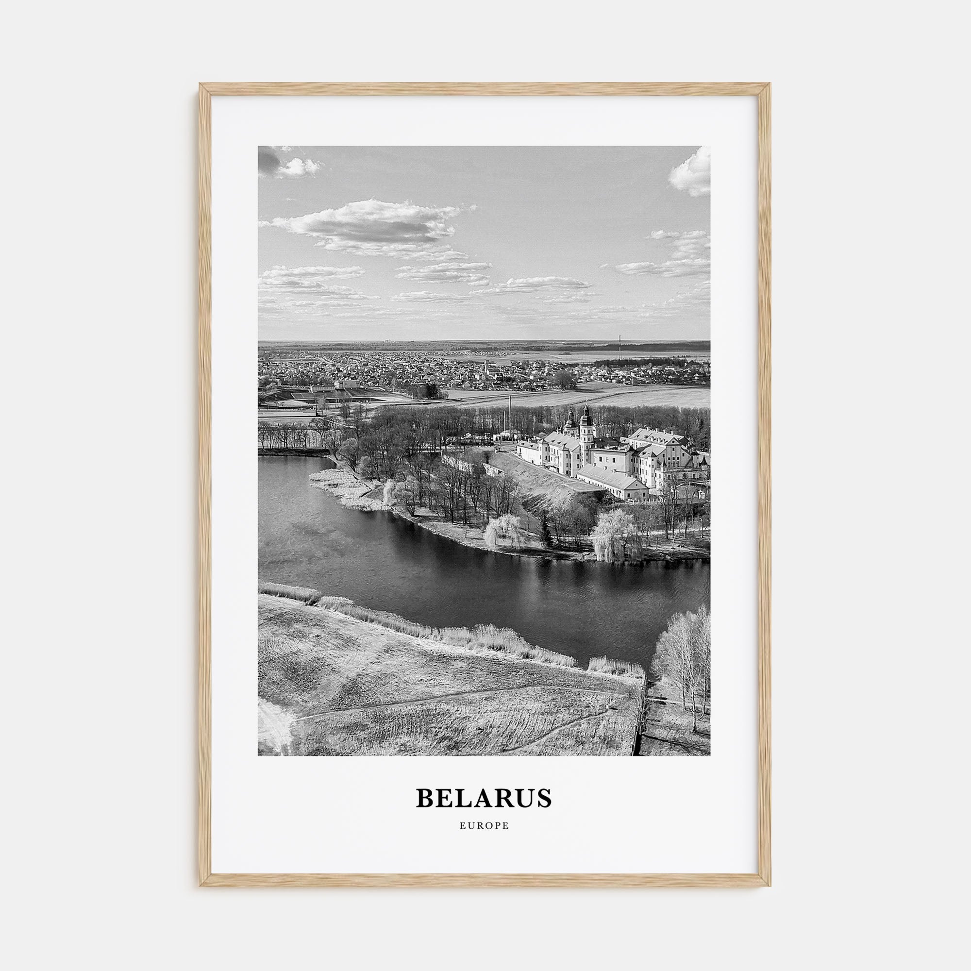Belarus Portrait B&W Poster