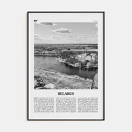 Belarus Travel B&W Poster