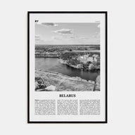 Belarus Travel B&W Poster