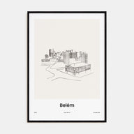 Belém Drawn Poster