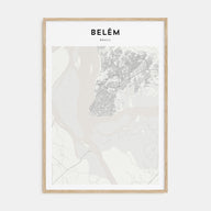 Belém Map Portrait Poster