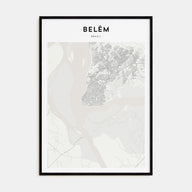 Belém Map Portrait Poster