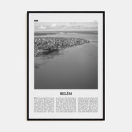 Belém Travel B&W No 1 Poster
