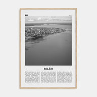 Belém Travel B&W No 1 Poster