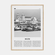 Belém Travel B&W No 2 Poster