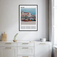 Belém Travel Color Poster