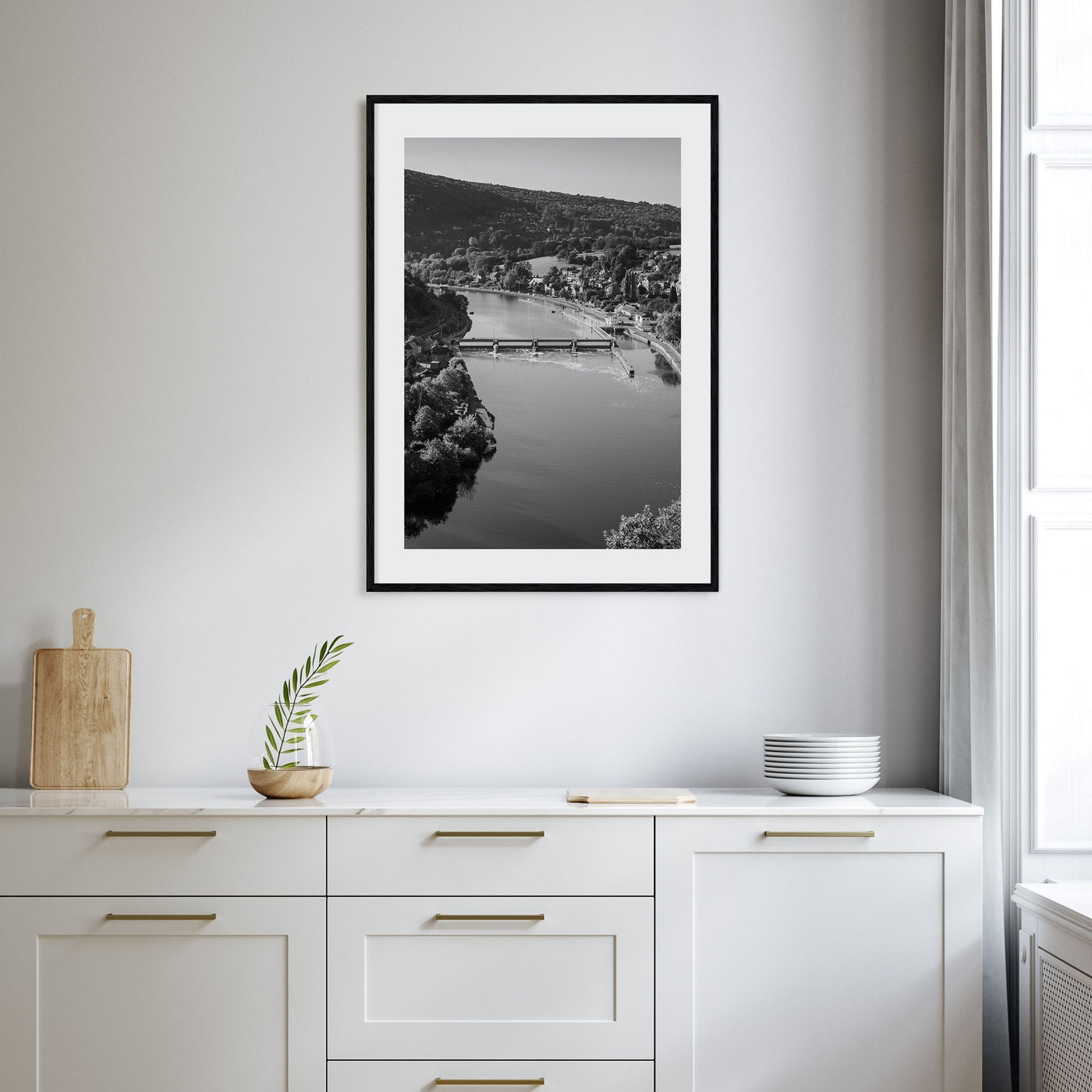 Belgium Photo B&W Poster