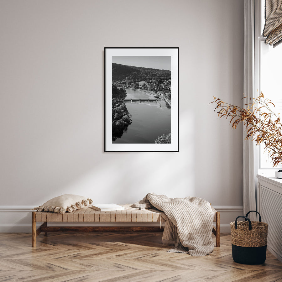 Belgium Photo B&W Poster