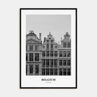 Belgium Portrait B&W No 1 Poster