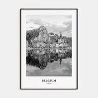 Belgium Portrait B&W No 2 Poster