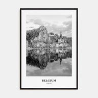 Belgium Portrait B&W No 2 Poster