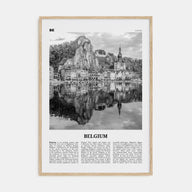 Belgium Travel B&W No 1 Poster