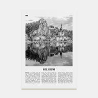Belgium Travel B&W No 1 Poster