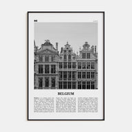 Belgium Travel B&W No 3 Poster