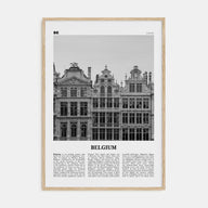Belgium Travel B&W No 3 Poster
