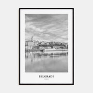 Belgrade Portrait B&W Poster