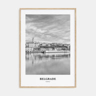 Belgrade Portrait B&W Poster