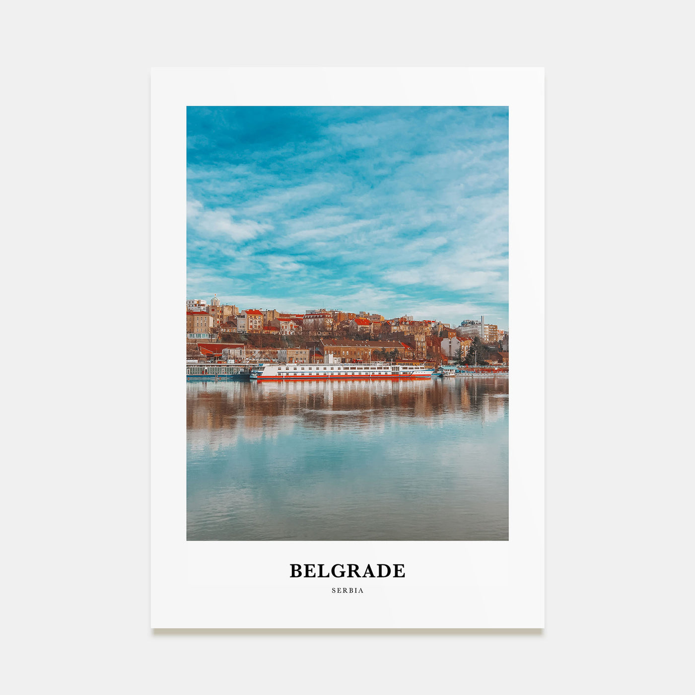 Belgrade Portrait Color Poster