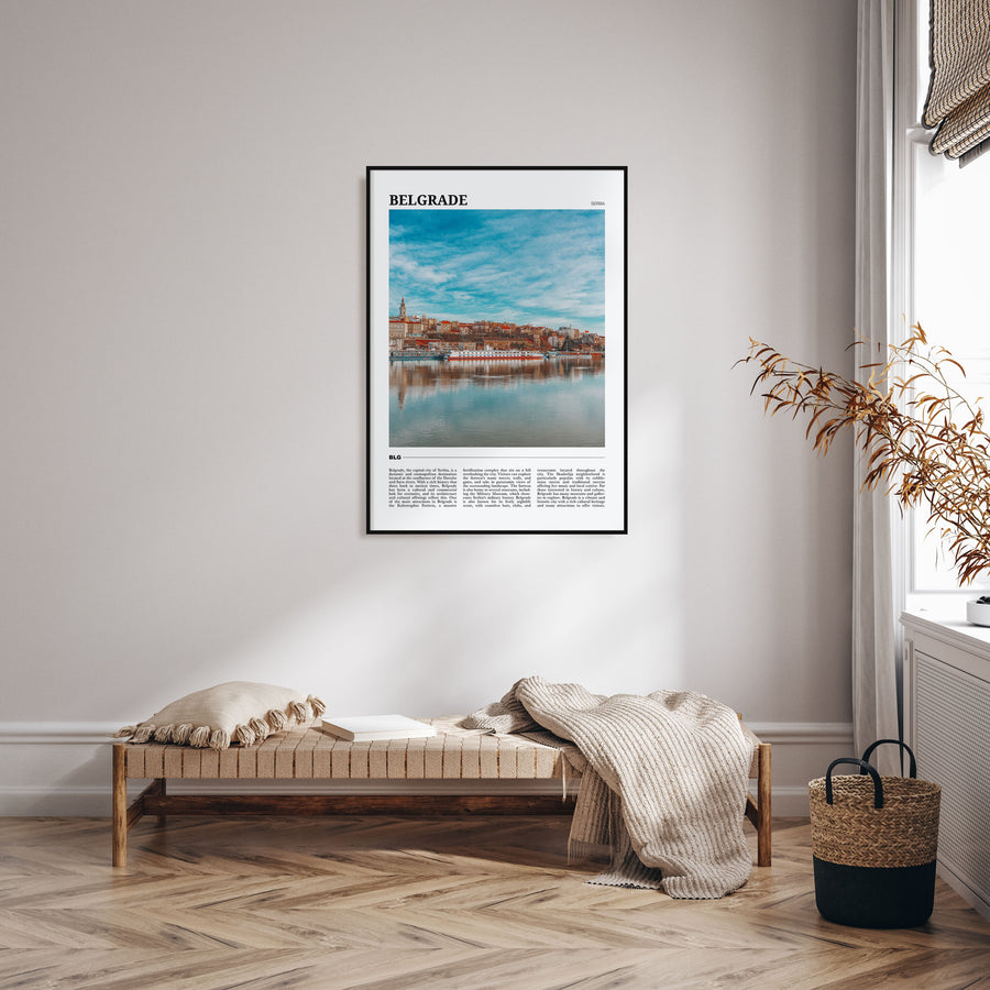 Belgrade Travel Color Poster