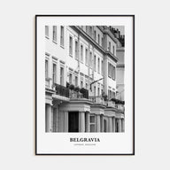 Belgravia Portrait B&W Poster