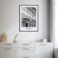 Belgravia Portrait B&W Poster