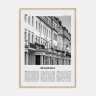 Belgravia Travel B&W Poster