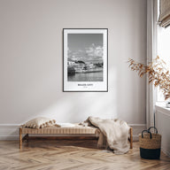 Belize City Portrait B&W Poster