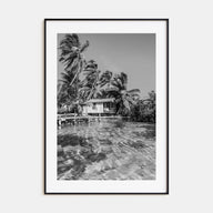 Belize Photo B&W Poster