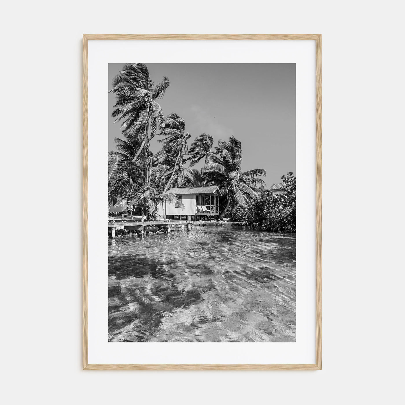 Belize Photo B&W Poster