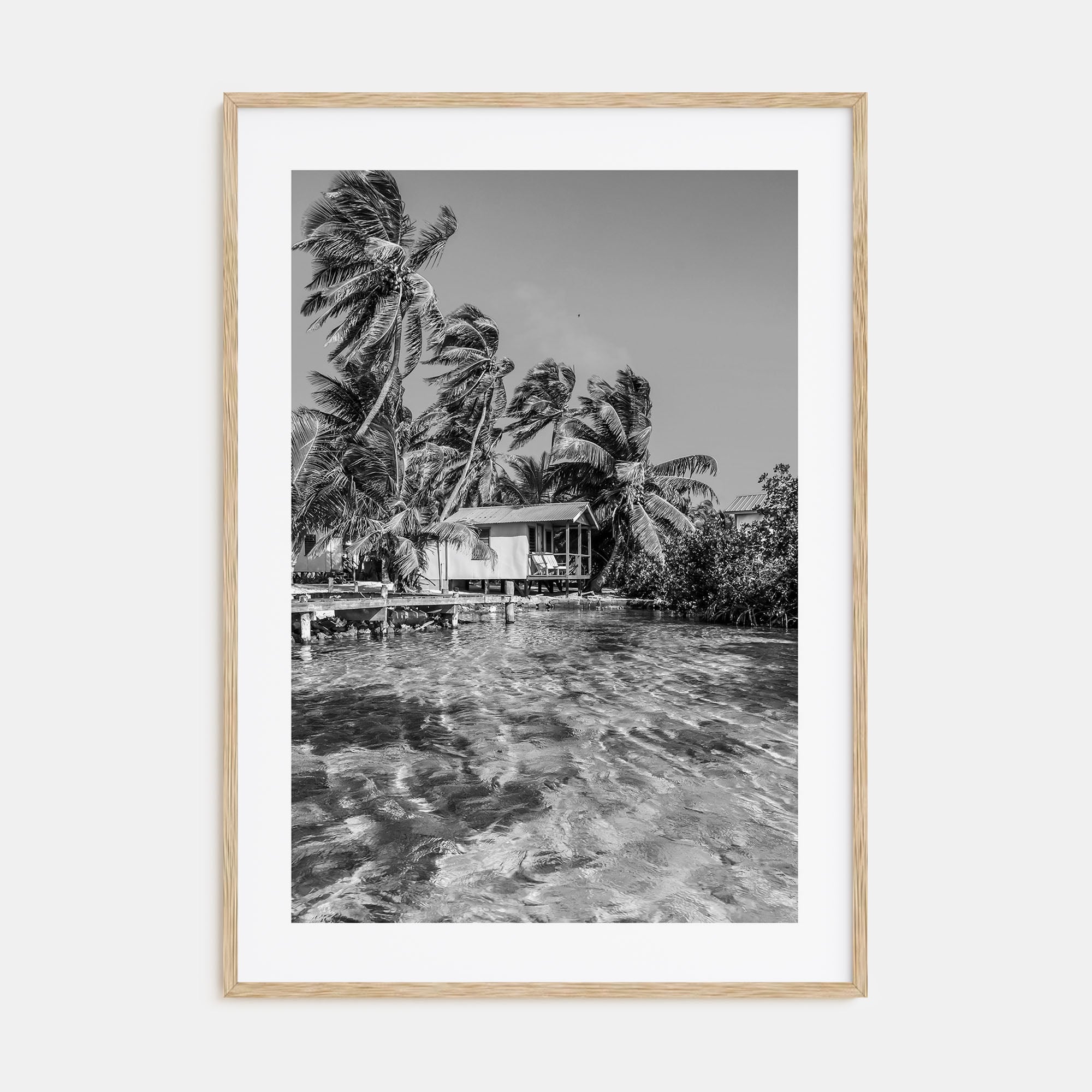 Belize Photo B&W Poster