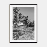 Belize Photo B&W Poster