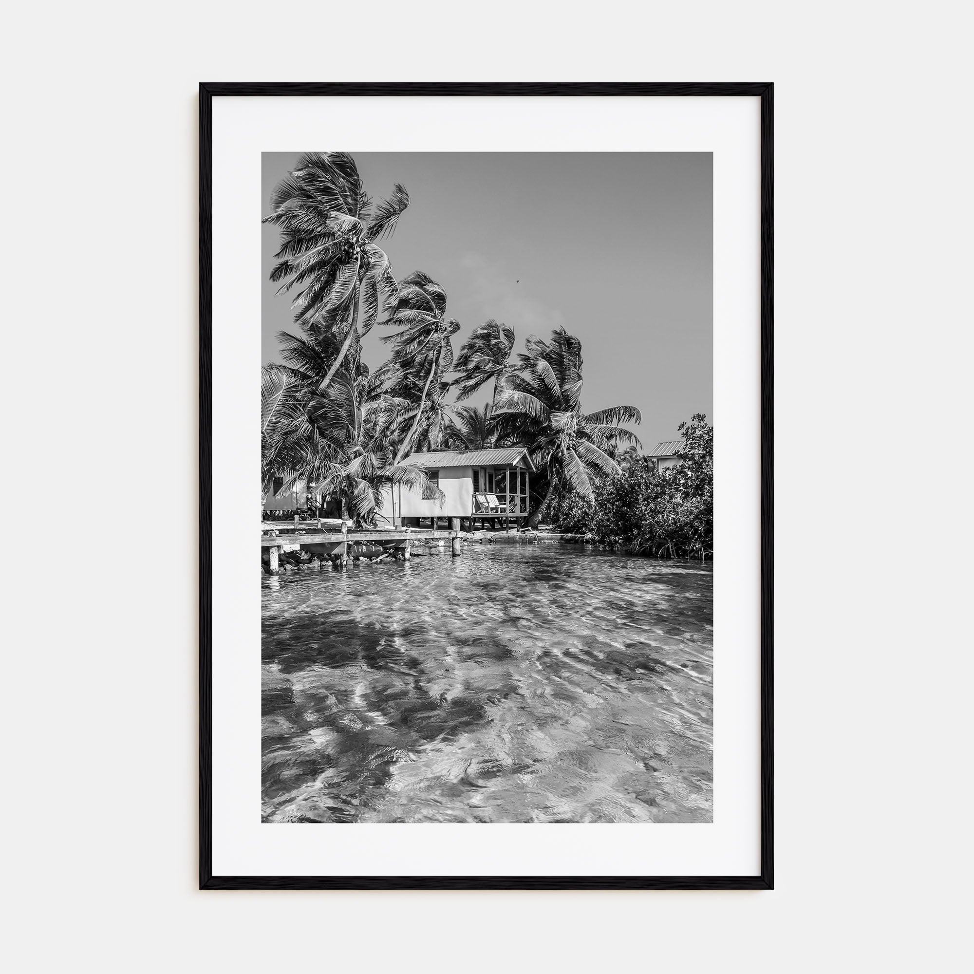 Belize Photo B&W Poster