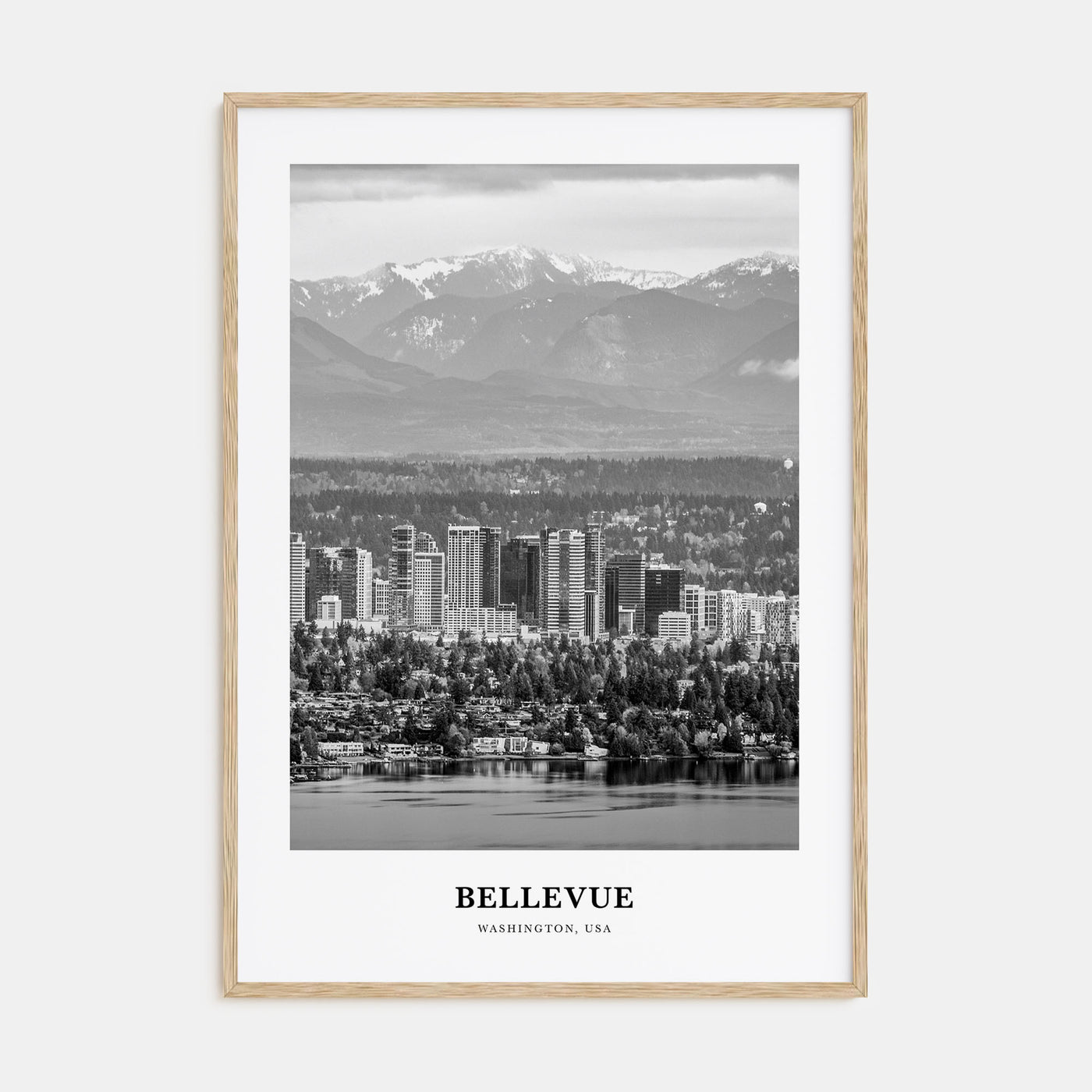 Bellevue Portrait B&W No 1 Poster