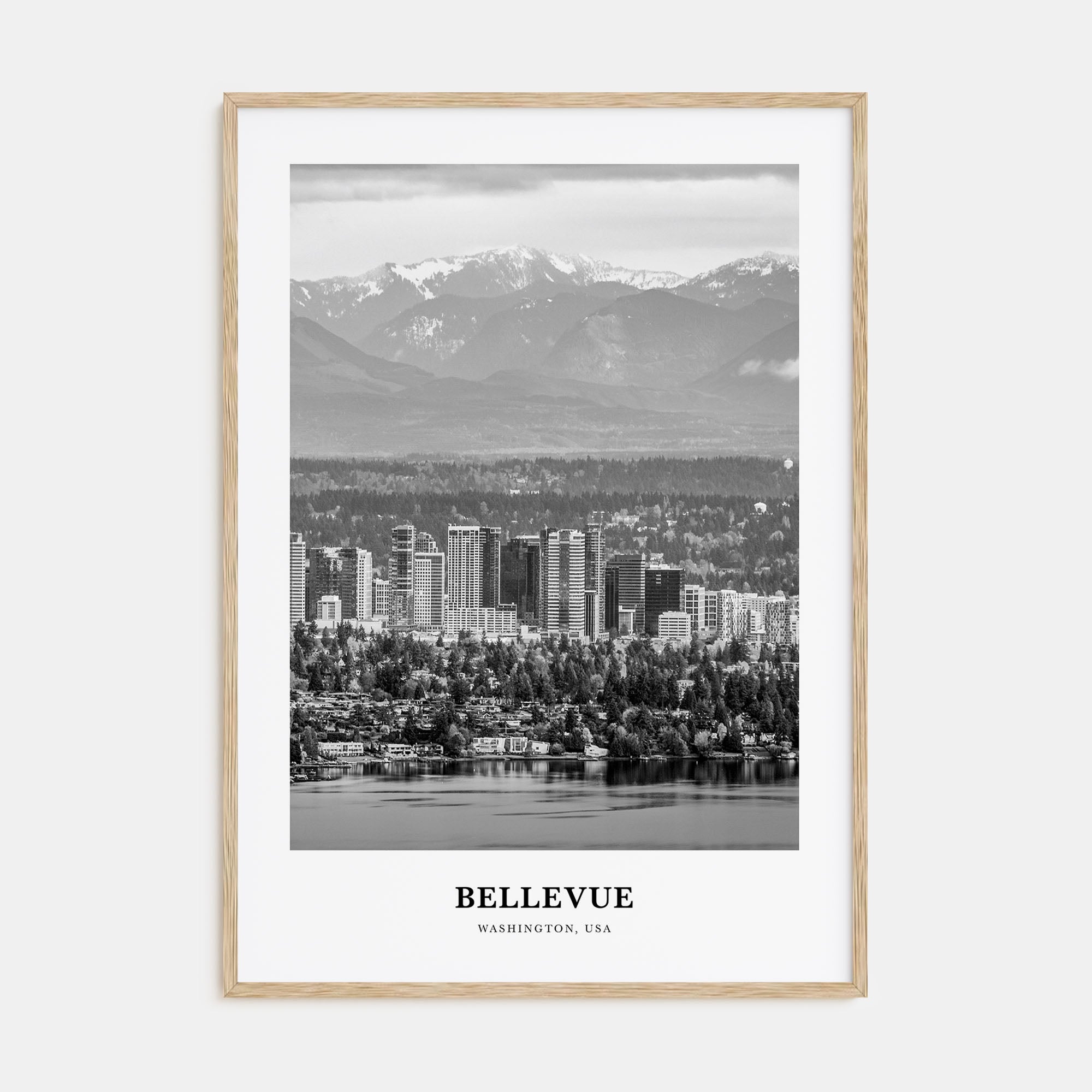 Bellevue Portrait B&W No 1 Poster