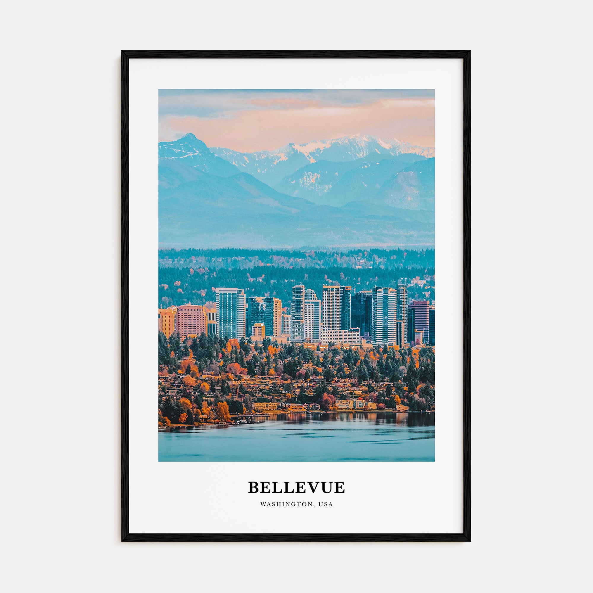 Bellevue Portrait Color Poster