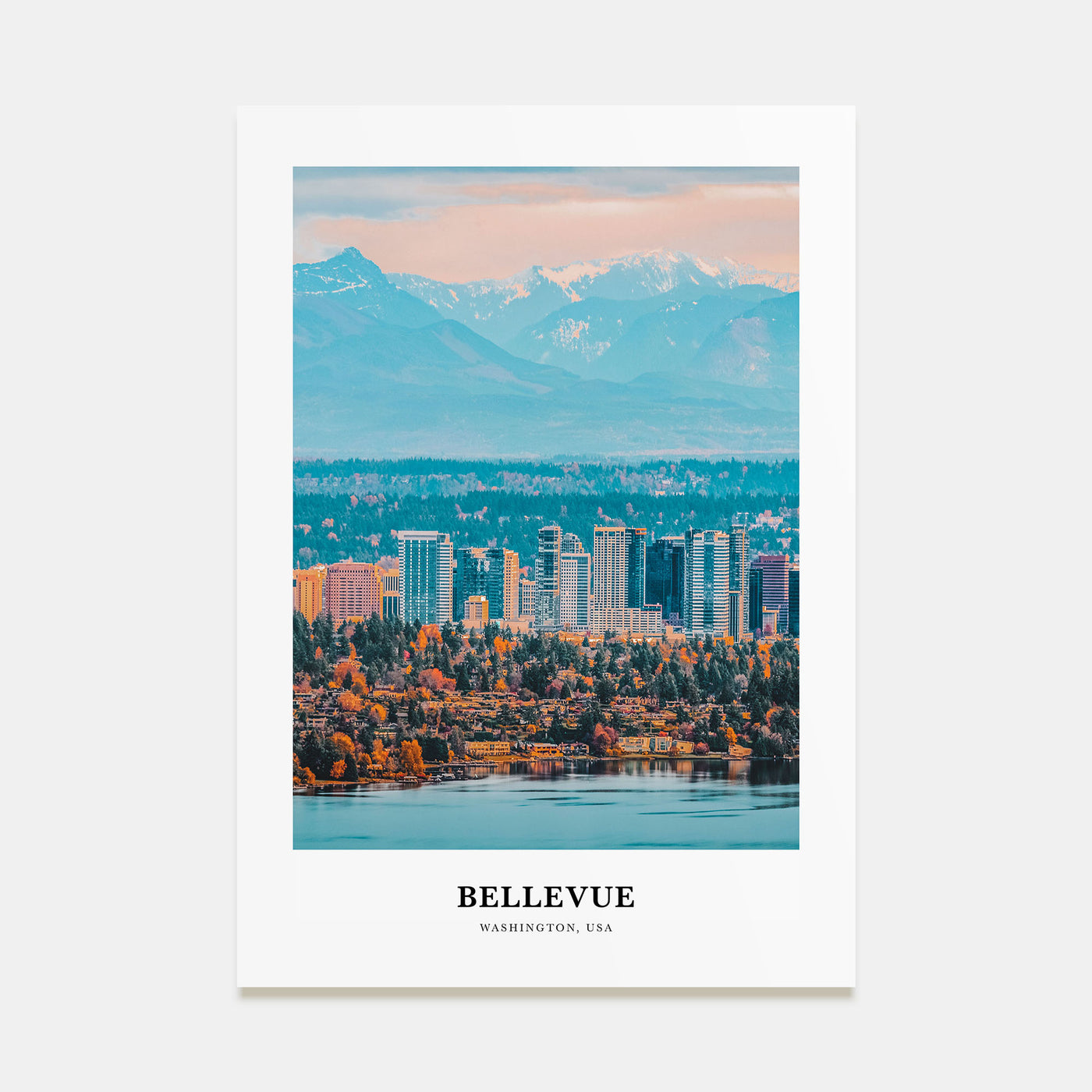 Bellevue Portrait Color Poster