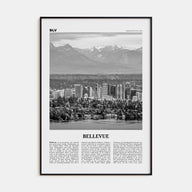 Bellevue Travel B&W No 1 Poster