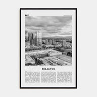 Bellevue Travel B&W No 2 Poster