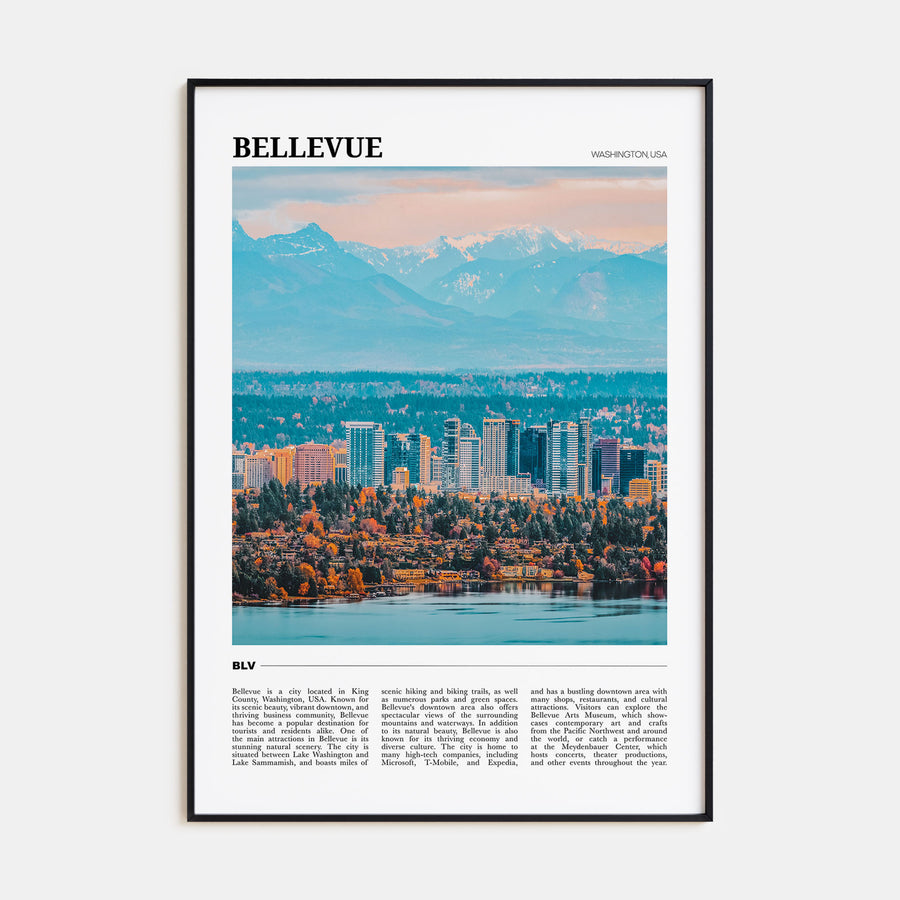 Bellevue Travel Color Poster