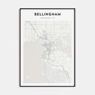 Bellingham Map Portrait Poster